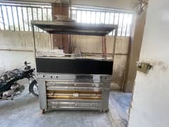 stall + fryer + hot plate