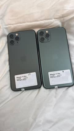 iphone 11 pro, 256 gb, pta approved, midnight green