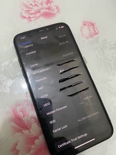 iPhone X 64 Gb PTA Approved Space Gray Colour