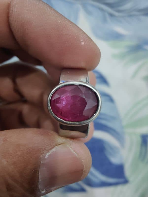 Natural Ruby (یاقوت) Ring 0