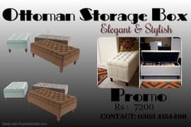 Puffy | ottomen storage box | puffy set | 3 seater ottoman | Stool