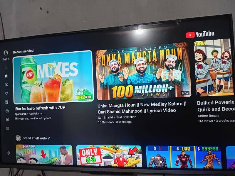 TCL 43 INCH 4K HDR LED TV 0
