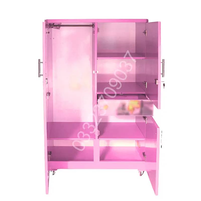 D8 5 feet Wooden cat theme cupboard For kids pink 2