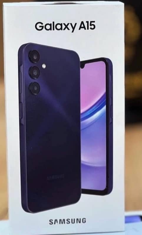 samsung A15 box pack 0