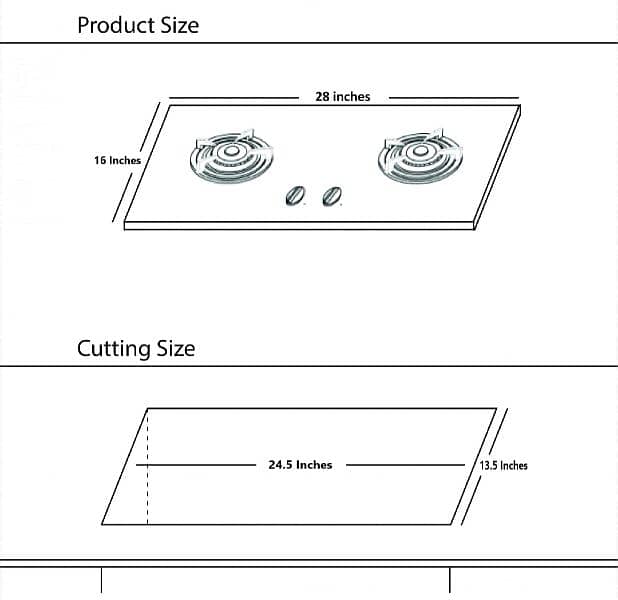 kitchen gas auto hob stainless steel top factory rate 1