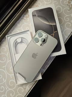 Iphone 16 Pro Jv , 256 Silver Titanium Brand New