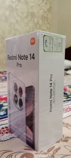 Redmi Note 14 pro Box packed (PTA Approved) Midnight black 12/512GB