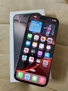 I phone 16 pro max 256gb Jv LLA Desert Titanium Brand New Condition