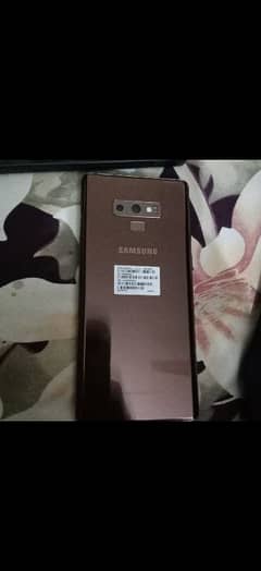 samsung galaxy note 9  for sale condition 10/9