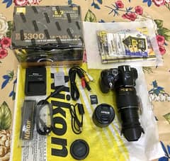 Nikon D5300 DSLR Camera With Multi Accessories Full Box