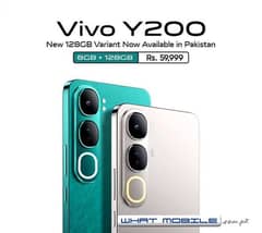 Vivo Y200 new model in 8- 256