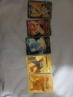 All five Pokémon cards in just 7300 buy now no codleke jao 03323728364