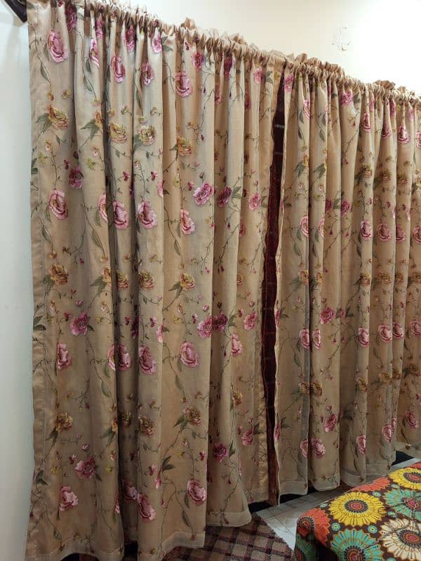 Organza Beautiful pair of Curtains For Sale! 1