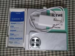 Tecno Camon 30 With Box and Complete accessories 10/10 condition