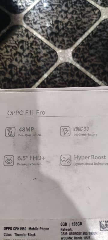 OPPO F11 PRO 6/128GB 100% ORIGINAL CONDITION. 6