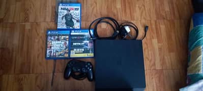 PS4 Pro Console 1TB with 2 controller home use