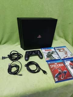 PS4 Pro Console 1TB with 2 Controller Total Fresh