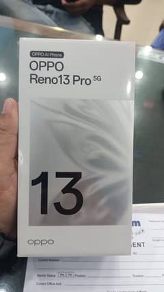 Reno Oppo 13 Pro New