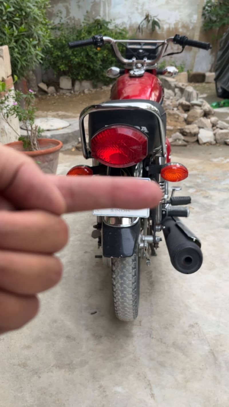 Honda CG 125 Karachi Number 2