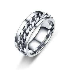 1 PCs unisex stainless steel ring