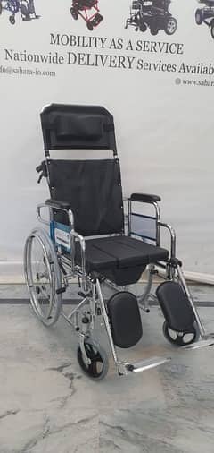 wheel chair for sele spairl with camod