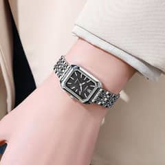 Belt Women's Watch female student fashion simple square