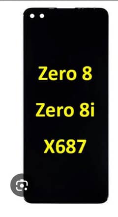 infinix zero 8 for sale LCD break lines hain LCD me