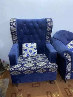 Used 8 Seater Fabric Sofa Set for Sale (Great Condition)