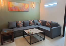 two bed apartment available for rent in gulberg greens islamabad.