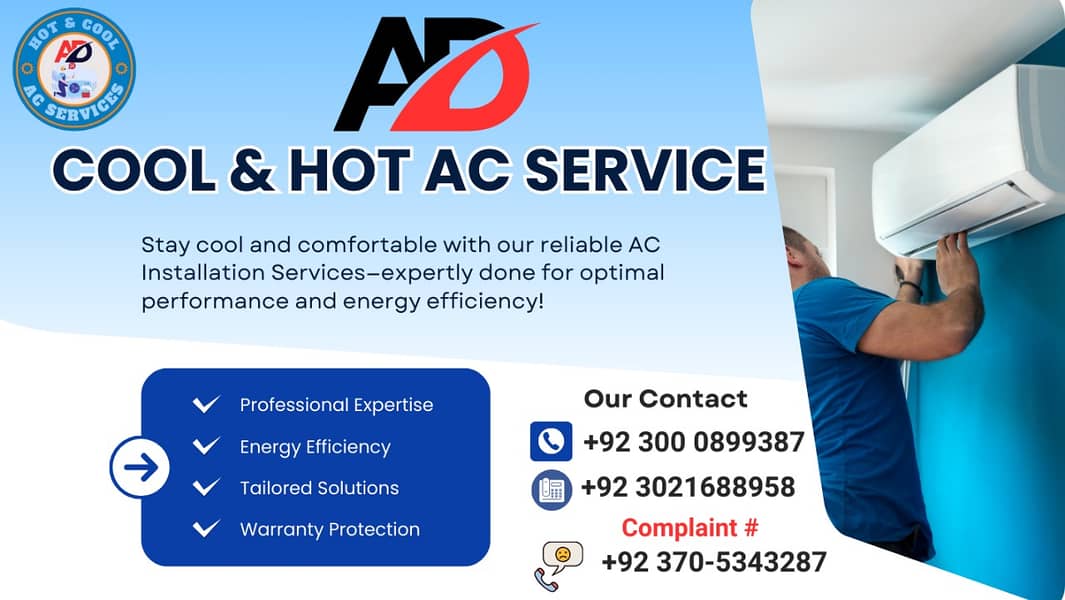 AC Repairing, AC Installation, HVAC Maintenance Services, Split AC 0