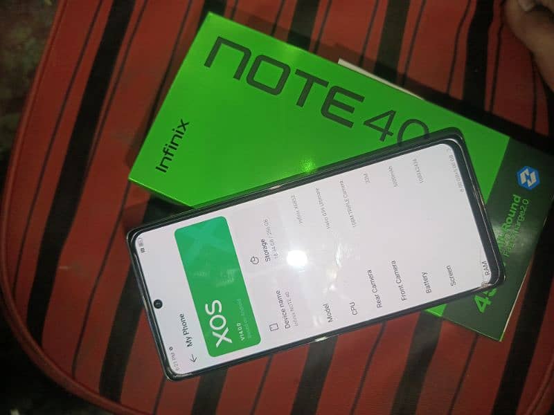 Infinix note 40 5