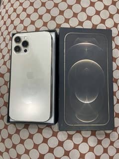 I phone 12 pro max 256gb with box and non pta