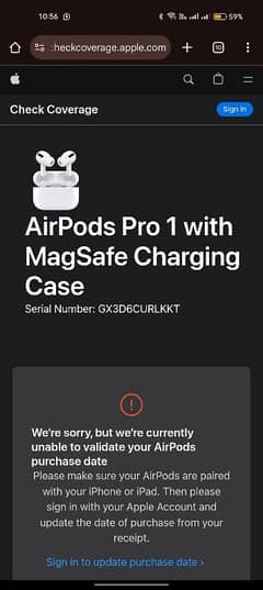 AirPods Pro 1 MegSafe Charging Case (only charging case)