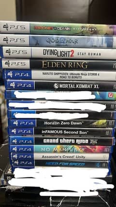 PS4 and ps5 games