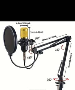 Complete Podcast Kit with BM800 Condensers MiC + V10 live sound card