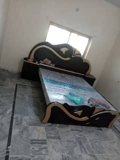 double bed with Mattress