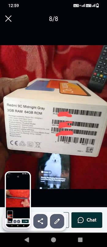 redmi 9C PTA official approve 3GB ram 64GB 4