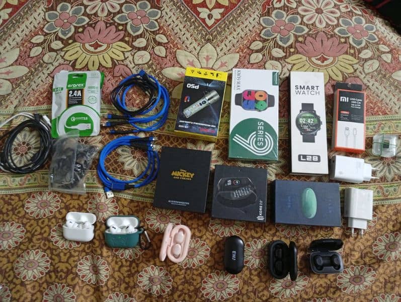 imported airbuds aur watch sasty rate men 0