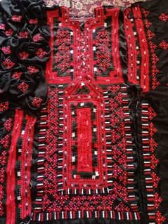 Baloch dreess, Balochi embroidery, Kashida kari