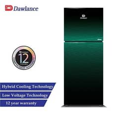 dawlance refrigerator DC inverter glass door green colour