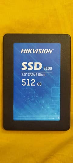 500 GB SSD - Hikvision E100 SSD 512GB ( 89% Health )