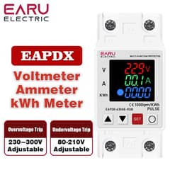 Voltage Protector Surge Ampere Current Protector Kwh unit sub meter