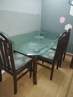 Used Dining Table with Chairs for sale