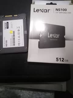 New ssd 512 gb Laxer hard disk just packing open