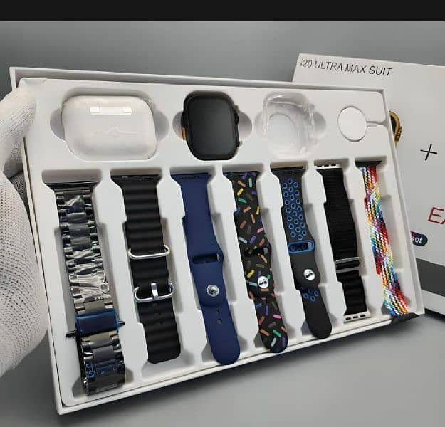 Series 9 I20 Pro Max Suit Smartwatch With Earbuds for Sale 0