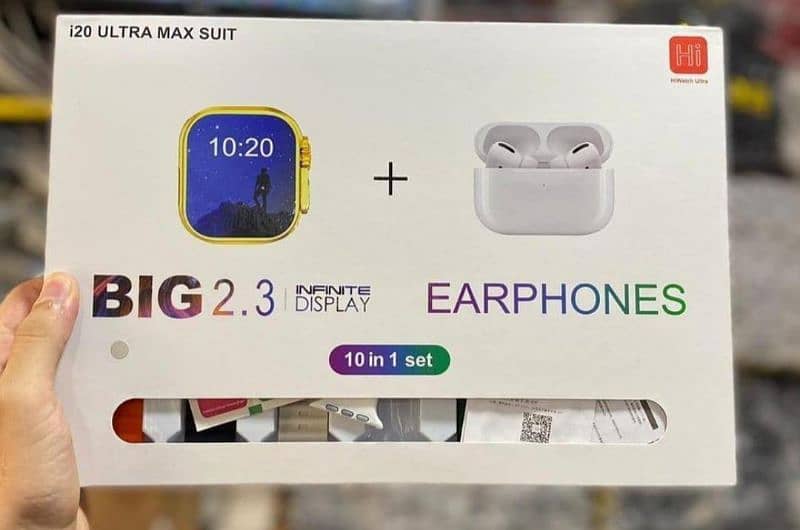 Series 9 I20 Pro Max Suit Smartwatch With Earbuds for Sale 1
