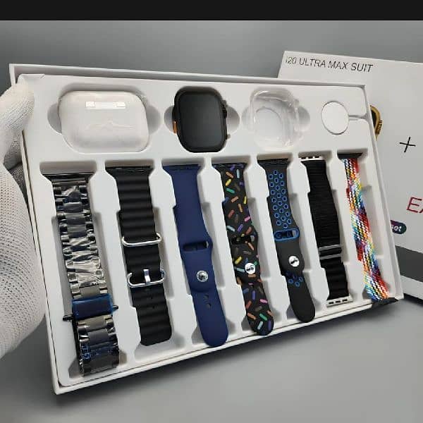 Series 9 I20 Pro Max Suit Smartwatch With Earbuds for Sale 2