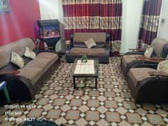 7 Seater Sofa Set With Centre Table