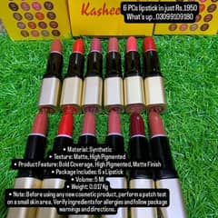 6 PCs lipstick