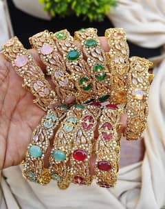 beautiful indian zircon bangles